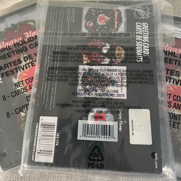 NHL Calgary Flames Christmas Cards Set of 3 Boxes - Picture 2 of 5